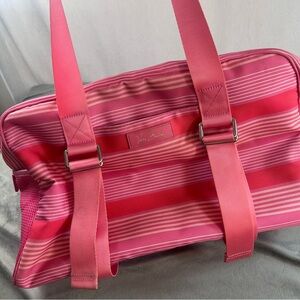 Vera Bradley Women's Lighten Up Yoga Bag in Pink Stripe